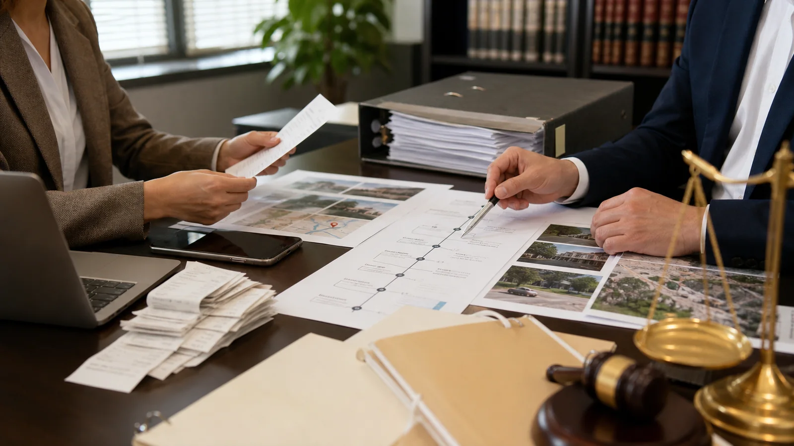 Attorney reviewing evidence and preparation for defending yourself against a petition in Fort Lauderdale