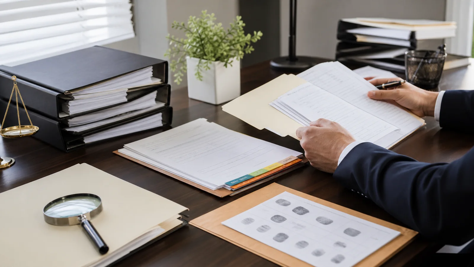 Attorney reviewing evidence and preparation for seal or expunge a criminal record in Fort Lauderdale