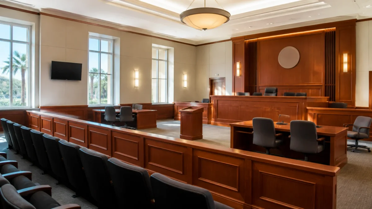 Legal portfolio prepared for a Broward County assault and battery court proceeding