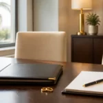 Organized law office table prepared for a Fort Lauderdale divorce consultation