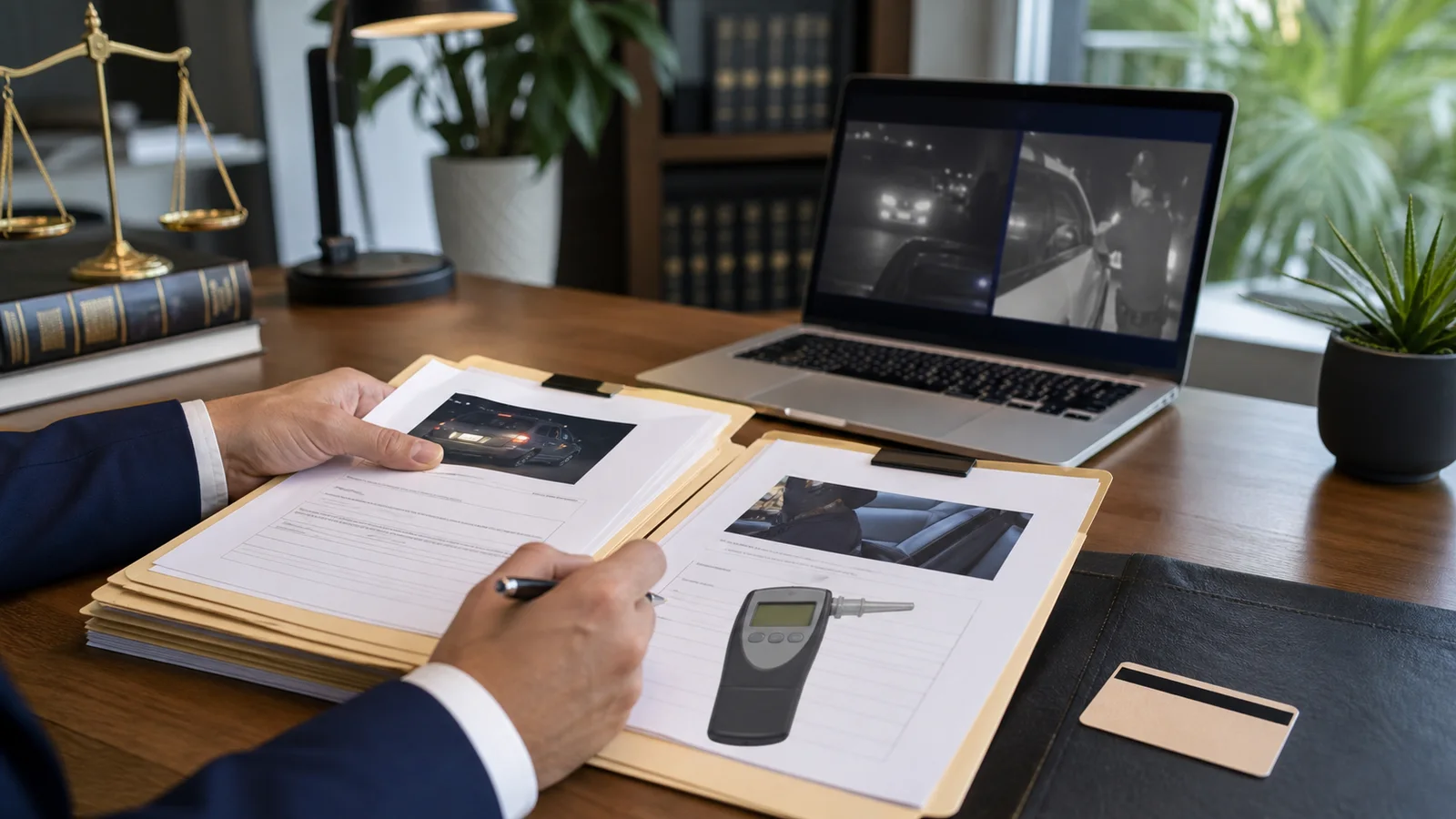 Fort Lauderdale DUI lawyer reviewing refusal and DUI evidence