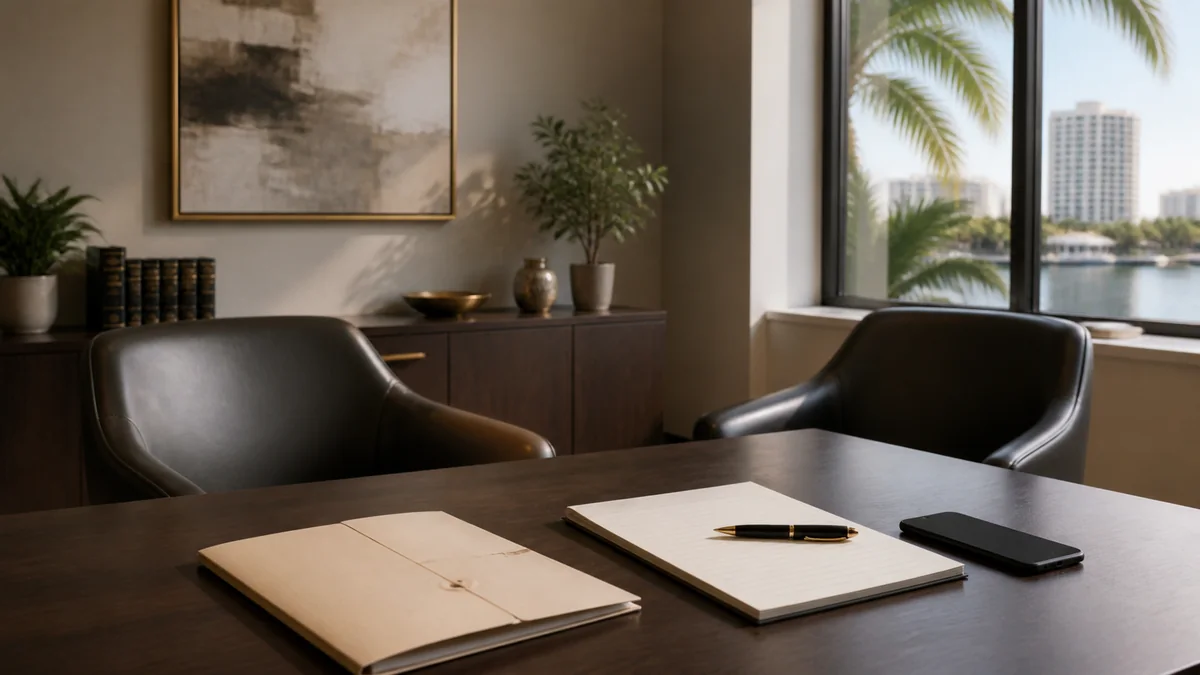 Confidential South Florida law office for a domestic violence defense consultation
