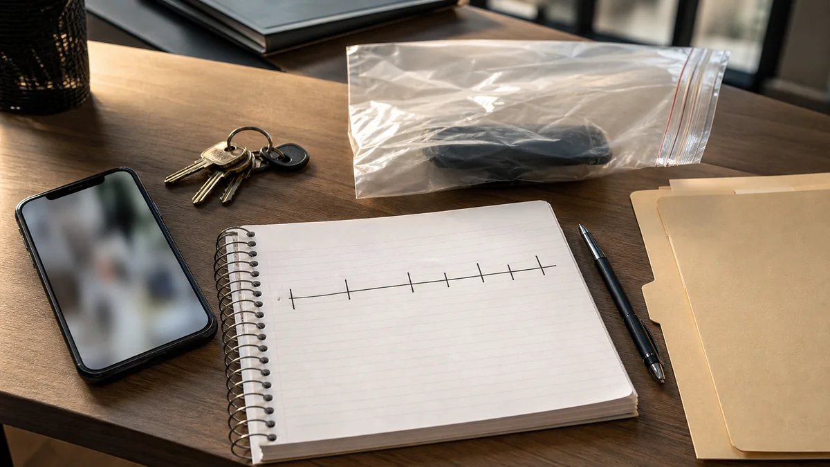 Evidence preservation workspace after a criminal search in Fort Lauderdale