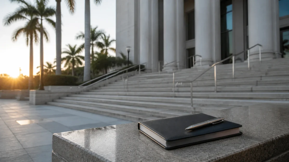 Organized Fort Lauderdale law office prepared for a probation violation consultation