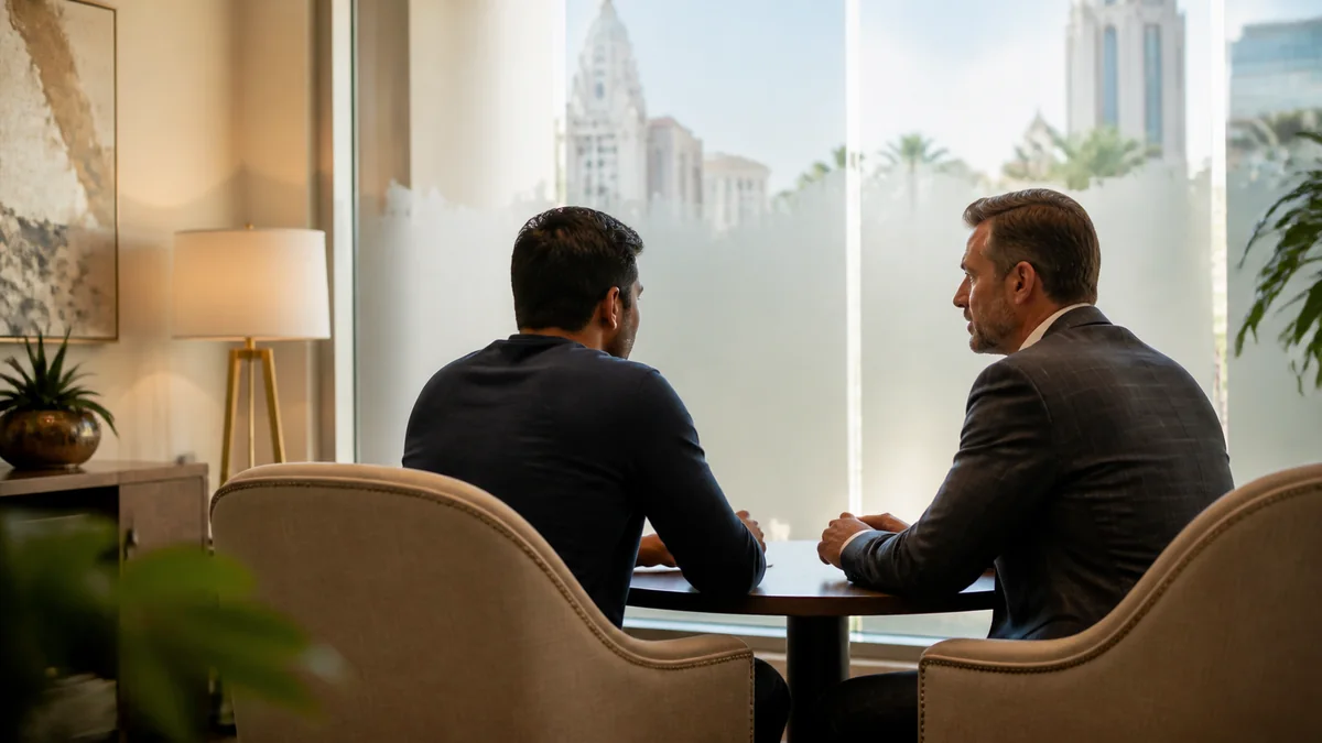 Felony and Misdemeanor Florida Consultation Attorney discussing felony vs misdemeanor Florida charges with an adult client